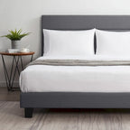 Letto a piattaforma imbottito Nestl Horizontal Channel