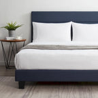 Letto a piattaforma imbottito Nestl Horizontal Channel