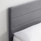 Letto a piattaforma imbottito Nestl Horizontal Channel