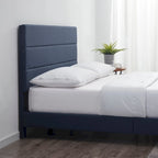 Letto a piattaforma imbottito Nestl Horizontal Channel