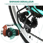 Moasis24/ 26 7-speed Cruiser Bike Adjustable Step Through Bike Commute Bike Bicycle