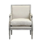 Poltrona in Legno Bianco Sporco Burnham Home Designs Collezione Prentice