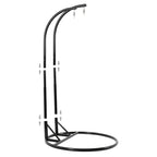 LeisureMod 2 Person Hanging Egg Chair with Stand - Outdoor/Indoor Rattan Wicker Patio Swing Hammock Lounger with Cushions