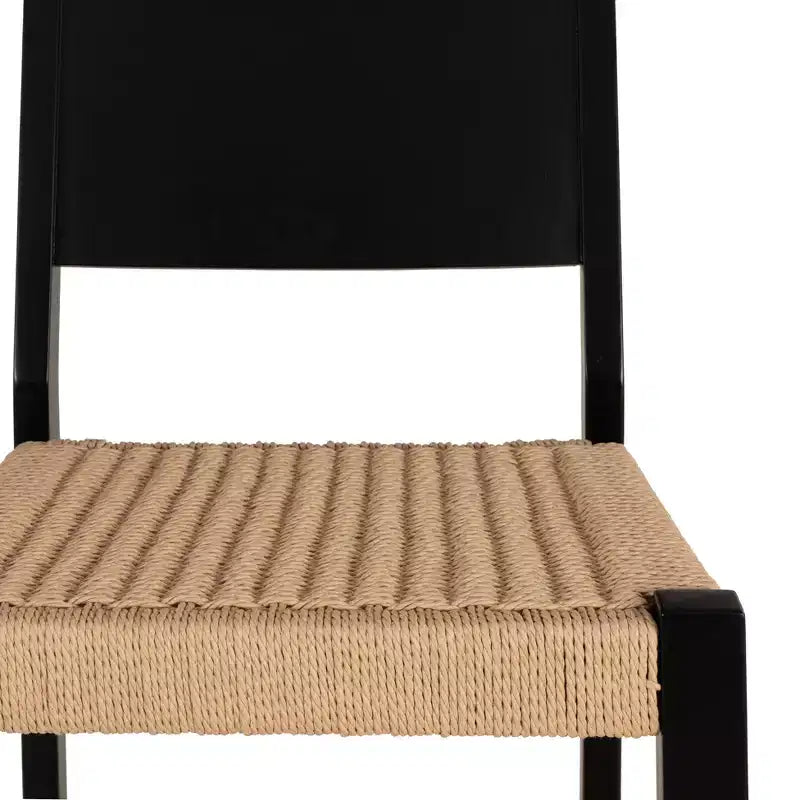 Powell Set of 2 Clara Barstools Black