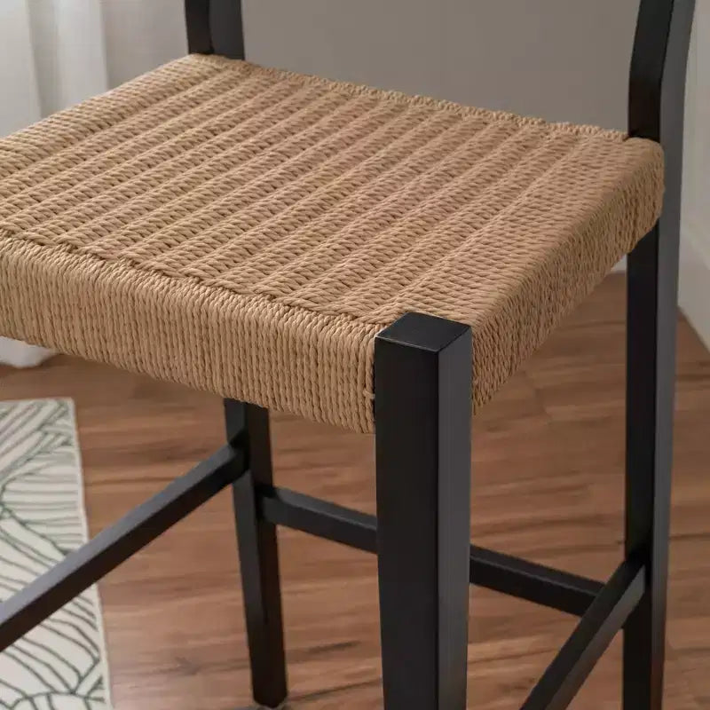 Powell Set of 2 Clara Barstools Black