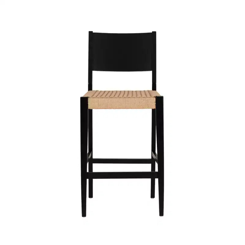Powell Set of 2 Clara Barstools Black