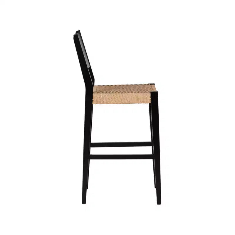 Powell Set of 2 Clara Barstools Black