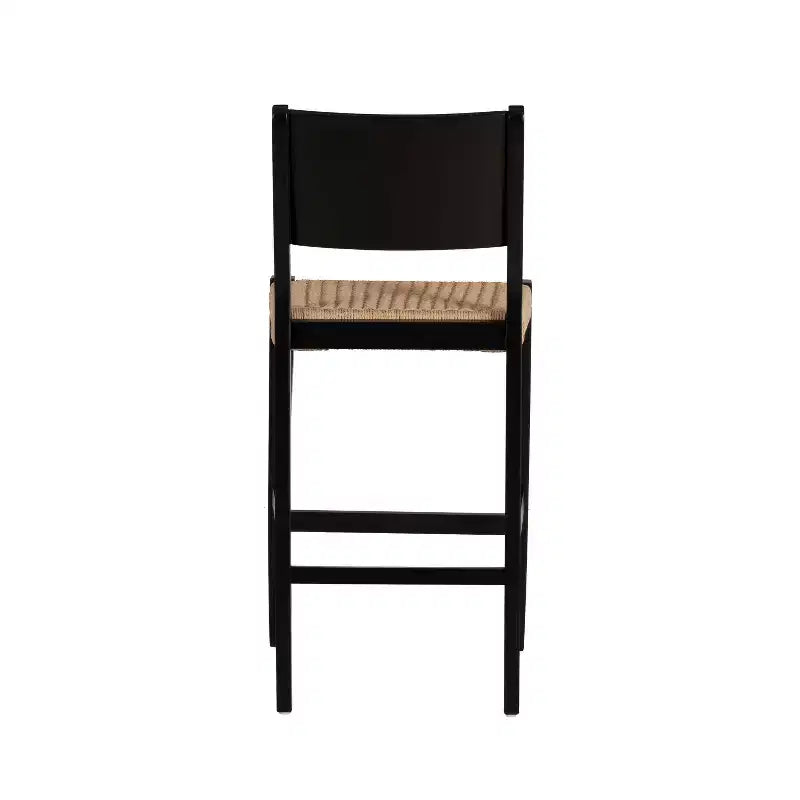 Powell Set of 2 Clara Barstools Black