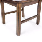 24/7 Shop At Home Kopec Industrial Side Chairs Walnut: Set of 2, Rounded Back Rest