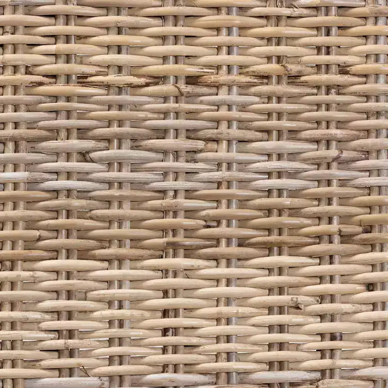 2pc Enver Rattan and Wood Dining Chair Set Natural/Brown - bali & pari: Handcrafted, Indonesian Origin
