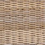 2pc Enver Rattan and Wood Dining Chair Set Natural/Brown - bali & pari: Handcrafted, Indonesian Origin