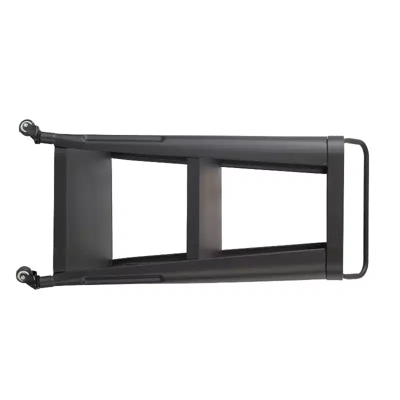 3 Tiered Harold Industrial Dining Cart with Wheels and Storage - AC Pacific: Stainless Steel, Space-Saving Design