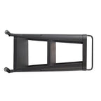 3 Tiered Harold Industrial Dining Cart with Wheels and Storage - AC Pacific: Stainless Steel, Space-Saving Design