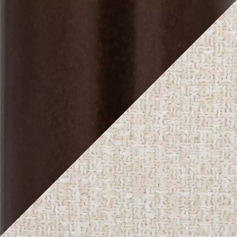 LumiSource Renee Noise Fabric Air Chair Copper Metal/Cream