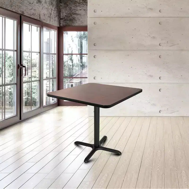 36" Square Composite Core Dining Table: Non-Extension, Modern Style - Hampden Furnishings