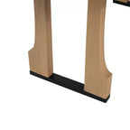 Christopher Knight Home Rowan Rustic 63" Dining Table with Double Pedestal Base Natural Ash