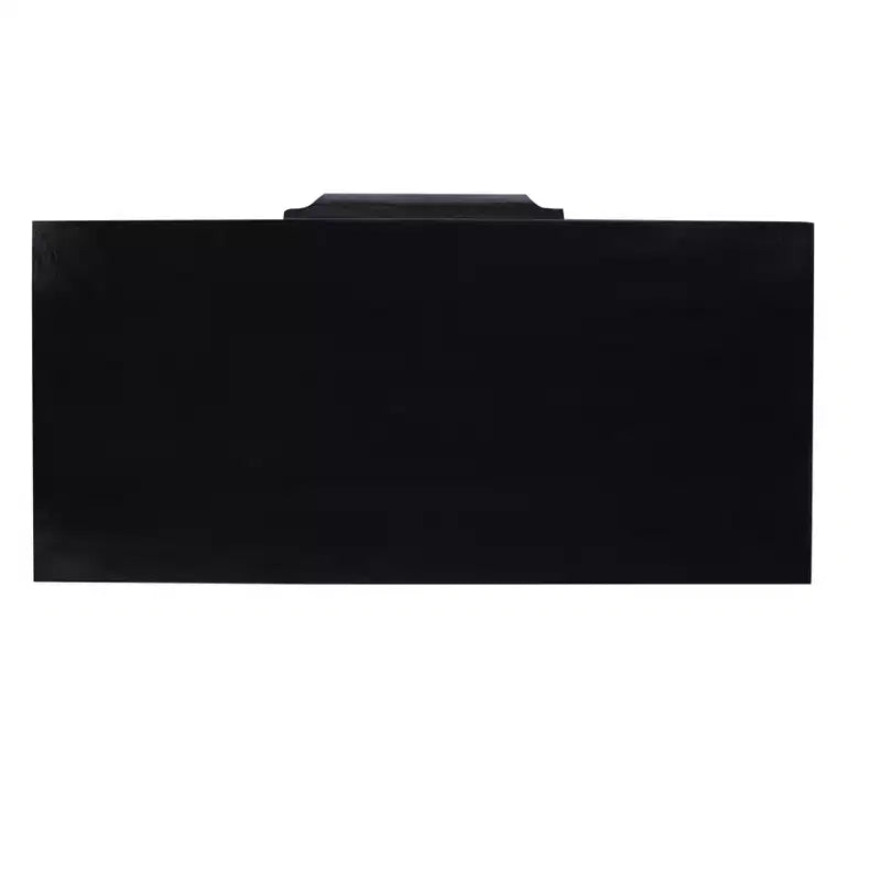 Powell Gordon Solid Wood and Natural Cane Black Metal Legs 3 Drawer Cabinet Black: Modern Farmhouse Style, Mango Surface