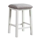 Stanford Multipurpose Dining Table Set White - Picket House Furnishings: 4-Piece, High Top, MDF Frame, Polyester Upholstery