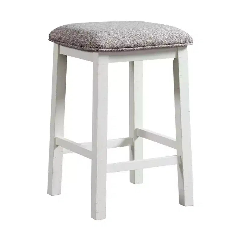Stanford Multipurpose Dining Table Set White - Picket House Furnishings: 4-Piece, High Top, MDF Frame, Polyester Upholstery