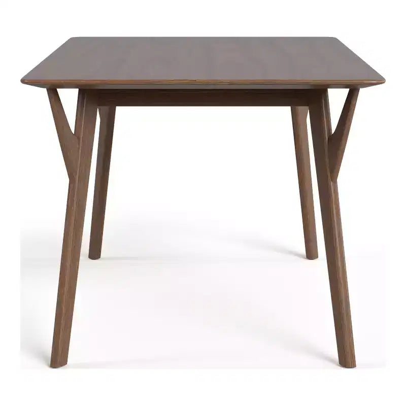 HOMES: Inside + Out 59" Palm Shade Mid-Century Rectangle Dining Table Seats 6 Walnut