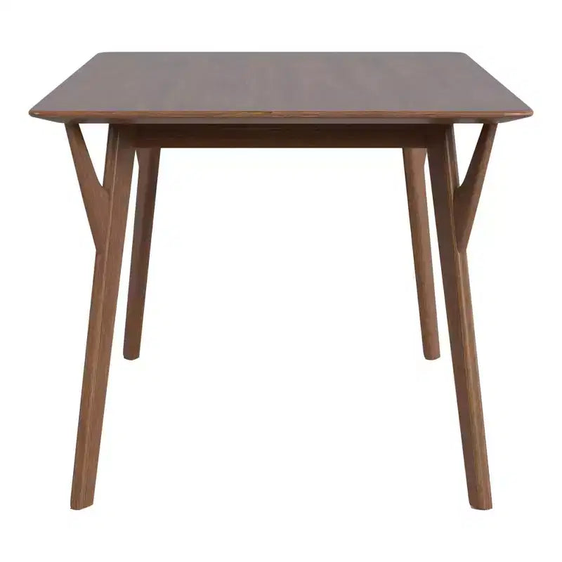 HOMES: Inside + Out 59" Palm Shade Mid-Century Rectangle Dining Table Seats 6 Walnut