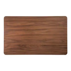 HOMES: Inside + Out 59" Palm Shade Mid-Century Rectangle Dining Table Seats 6 Walnut