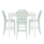 Powell 5pc Shelby Square Counter Height Dining Set Mint