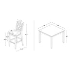 Powell 5pc Shelby Square Counter Height Dining Set Mint