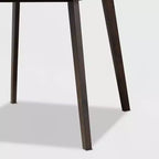 Britte Square Wood Dining Table Dark Brown - Baxton Studio
