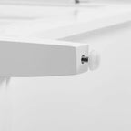 Silvia Stainless Steel Top Kitchen Island with X Back Stools White/Gray - Crosley