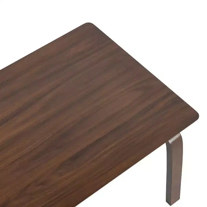HOMES: Inside + Out 5pc Forest Wisp Mid-Century Modern Dining Room Set Walnut