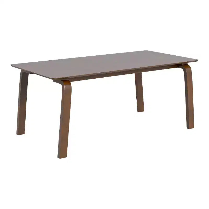 HOMES: Inside + Out 5pc Forest Wisp Mid-Century Modern Dining Room Set Walnut