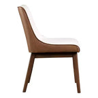 HOMES: Inside + Out 5pc Forest Wisp Mid-Century Modern Dining Room Set Walnut