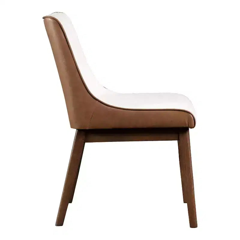 HOMES: Inside + Out 5pc Forest Wisp Mid-Century Modern Dining Room Set Walnut
