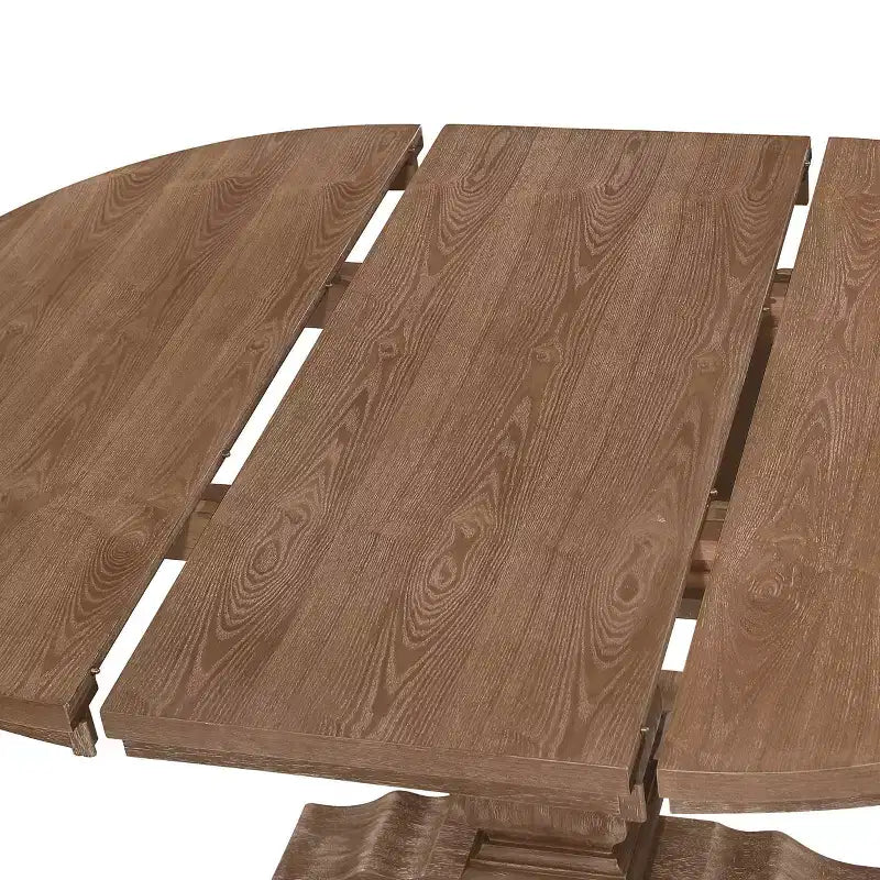 Christopher Knight Home Ezra Fabric Upholstered 5pc Expandable Oval Dining Set Tan/Beige