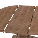 Christopher Knight Home Ezra Fabric Upholstered 5pc Expandable Oval Dining Set Tan/Beige