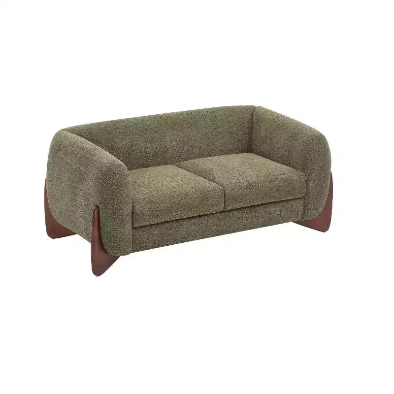 Christopher Knight Home James 63 " Boucle Fabric Loveseat Green