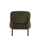 Christopher Knight Home Anna Modern Rubberwood Boucle Upholstered Accent Chair Green