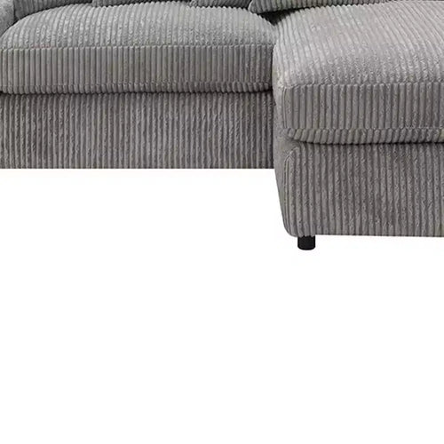 84" Tavia Sofa Gray Corduroy - Acme Furniture