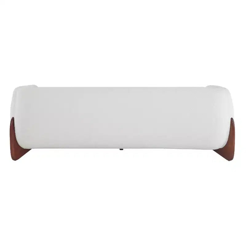 Christopher Knight Home Mia 82.75" Boucle Fabric 3 Seater Sofa Beige