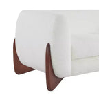 Christopher Knight Home Mia 82.75" Boucle Fabric 3 Seater Sofa Beige
