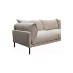 Sabula Sectional Right Sofa Sandy Beige - Alder Bay: Linen-Blend, Down Wrapped Cushions, Wood Frame