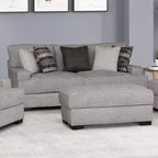 HOMES: Inside + Out Trikwin 96" Beige T Seat Cushion Gray