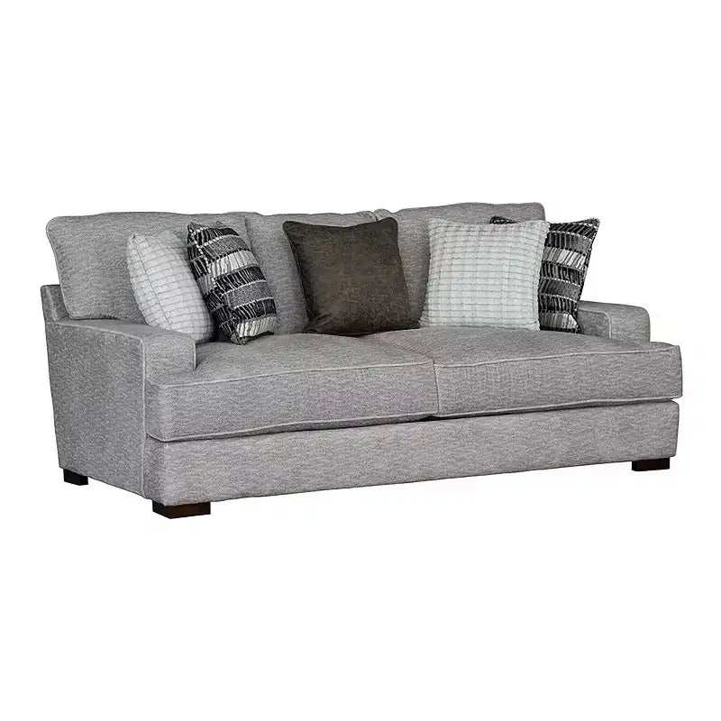 HOMES: Inside + Out Trikwin 96" Beige T Seat Cushion Gray