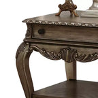 Acme Furniture Ragenardus Accent Table Vintage Oak Finish