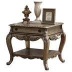 Acme Furniture Ragenardus Accent Table Vintage Oak Finish