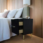 Home Design Everett Nightstand Black