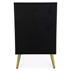 Home Design Everett Nightstand Black