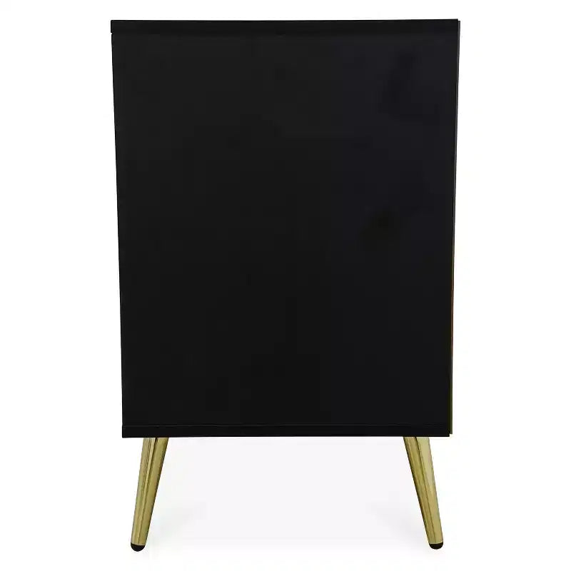 Home Design Everett Nightstand Black