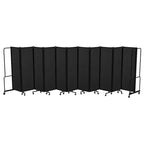 Hampden Furnishings Otis Collection Portable 11 Panel Room Divider Black